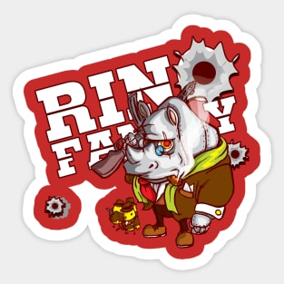 RINO-FAMILY Sticker